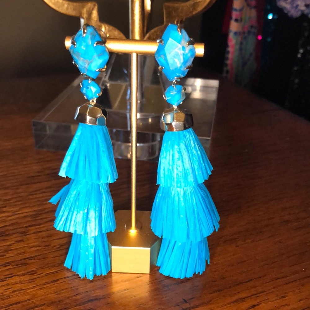 Gorgeous turquoise Kendra Scott earrings